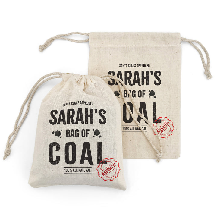 Bag of Coal Drawstring Bags