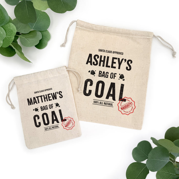 Bag of Coal Drawstring Bags