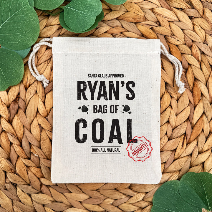 Bag of Coal Drawstring Bags