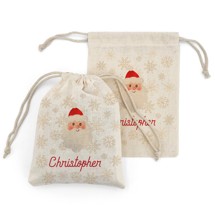 Christmas Character Icon, Drawstring Bags