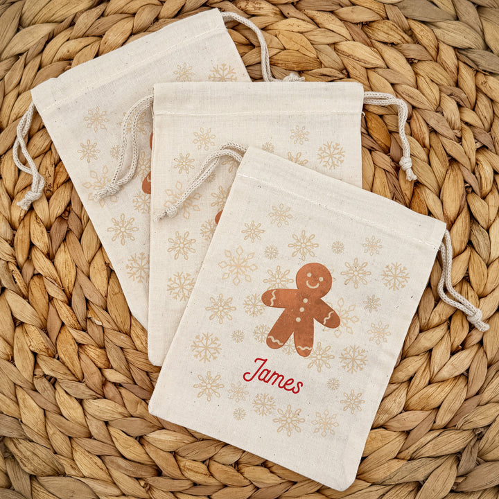 Christmas Character Icon, Drawstring Bags