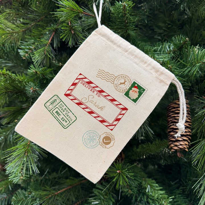 Santa Sack Drawstring Bags