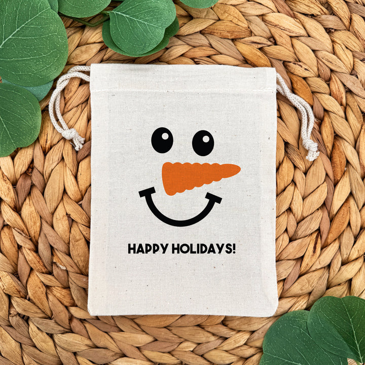 Snowman Drawstring Bags