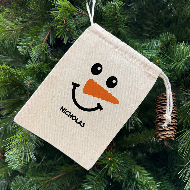 Snowman Drawstring Bags