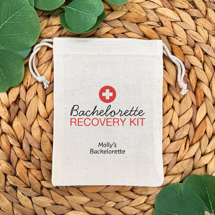 Hangover Recovery Kit, Bachelorette Recovery Bags, Custom Mini Tote Bag, Girls Trip, Birthday Recovery Kit, Wedding Party Goody Bags