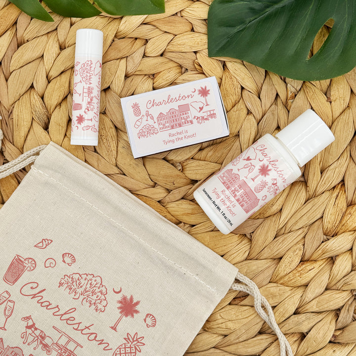 Custom Drawstring Bags, Girls Trip, Charleston Bachelorette Bags