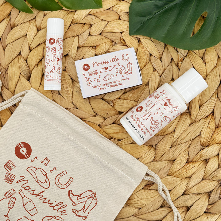 Custom Drawstring Bags, Girls Trip, Nashville Bachelorette Bags