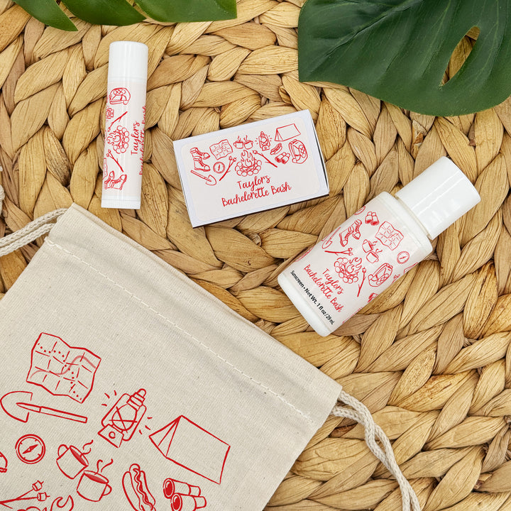 Custom Drawstring Bags, Girls Trip, Camp Bachelorette Bags