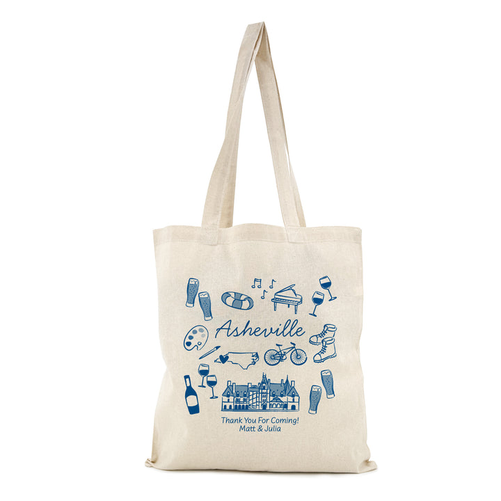 Asheville Bachelorette Tote Bags