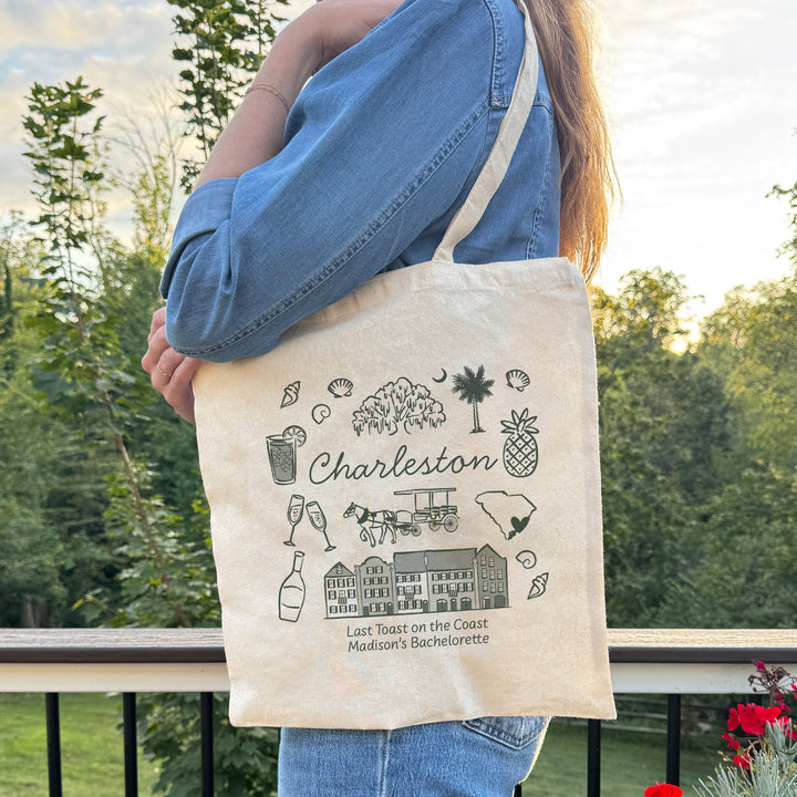Charleston Bachelorette Tote Bags