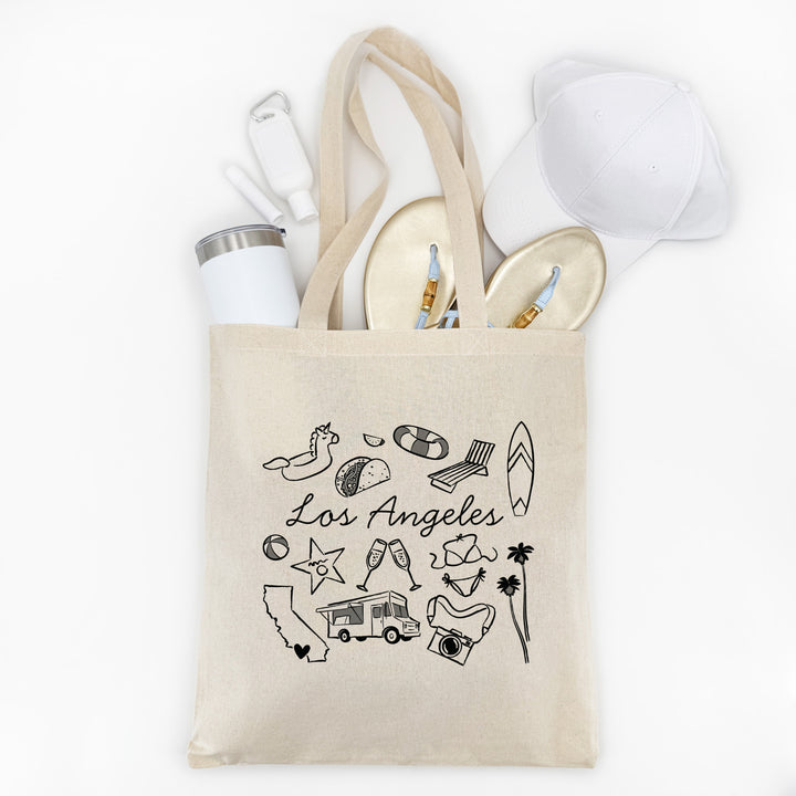 Los Angeles Bachelorette Tote Bags
