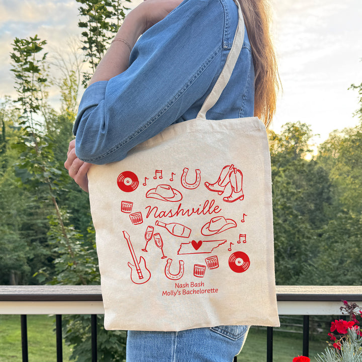 Nashville Bachelorette Tote Bags