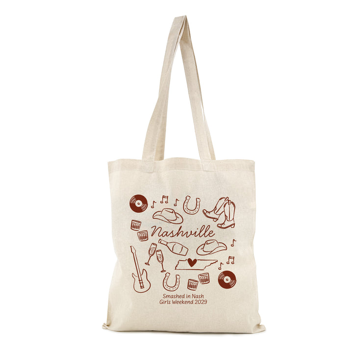 Nashville Bachelorette Tote Bags