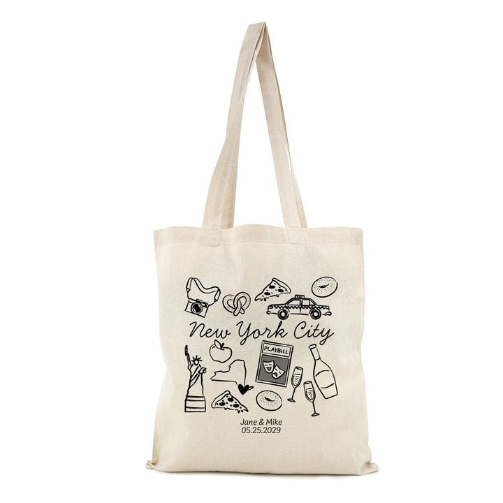 New York Bachelorette Tote Bags