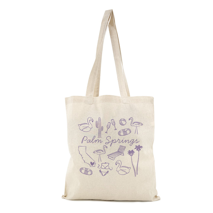 Palm Springs Bachelorette Tote Bags