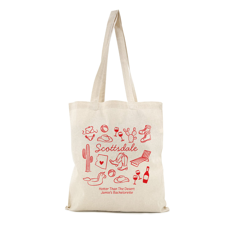 Scottsdale Bachelorette Tote Bags