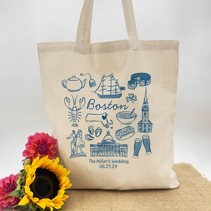 Boston Bachelorette Tote Bags