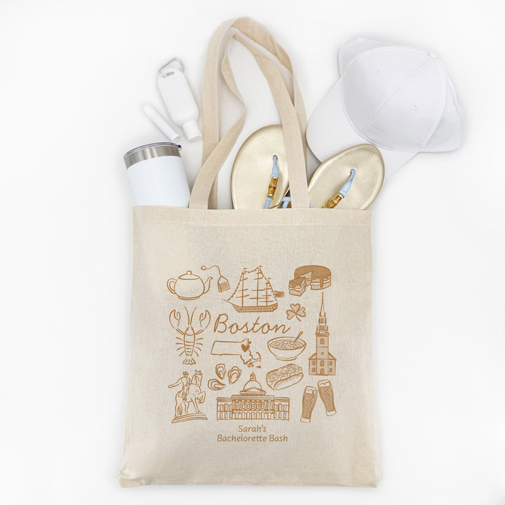 Boston Bachelorette Tote Bags