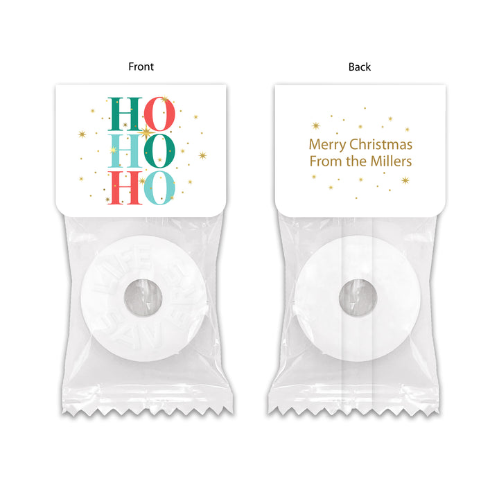 Personalized Life Saver Christmas Mints, Christmas Sparkle