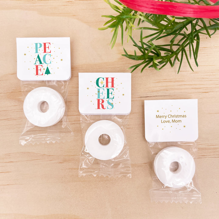 Personalized Life Saver Christmas Mints, Christmas Sparkle