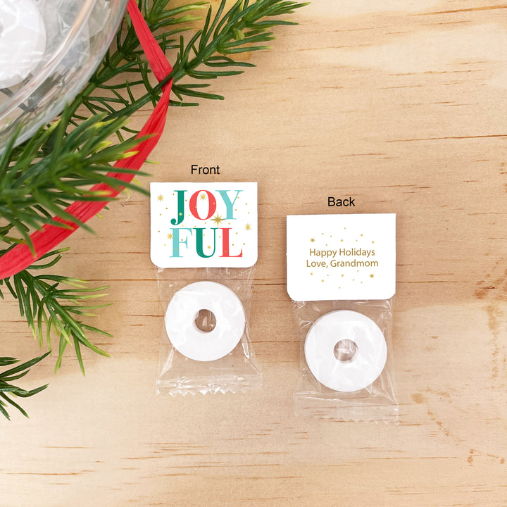 Personalized Life Saver Christmas Mints, Christmas Sparkle