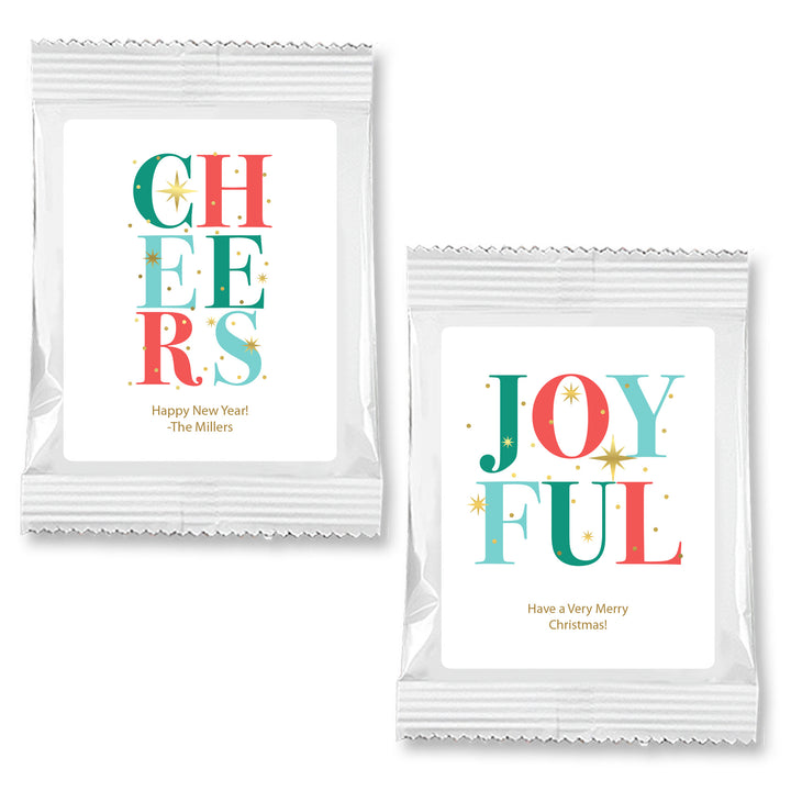 Christmas Hot Chocolate Favor & Gift, Christmas Sparkle