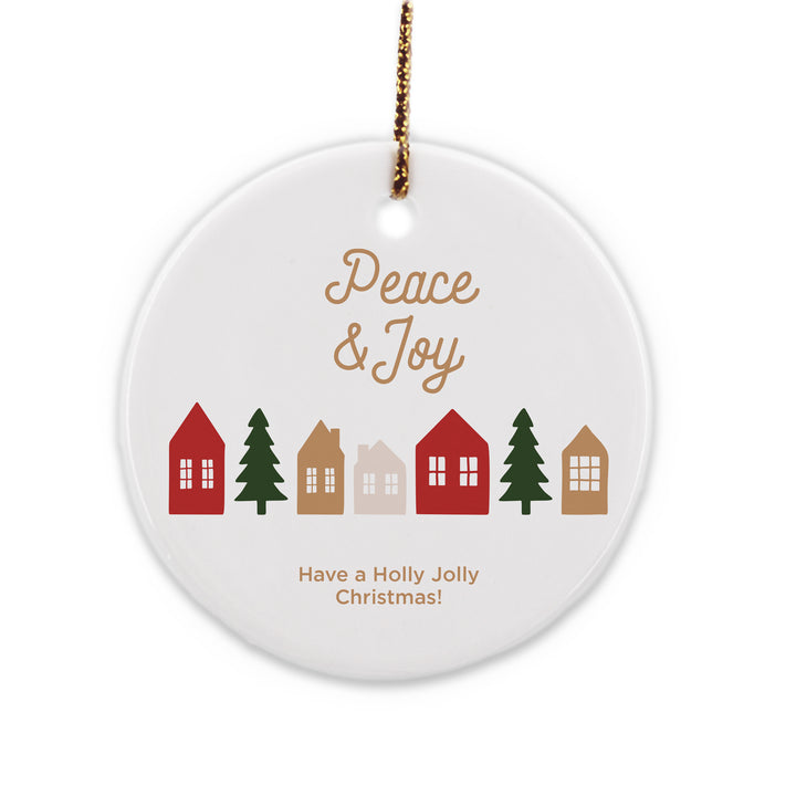 Personalized Christmas Tree Ornament - Christmas Village