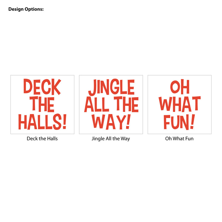 Hot Sauce Favor, Christmas Stocking Stuffers, Mini Hot Sauce Gift, 1.7 oz., Christmas Pattern
