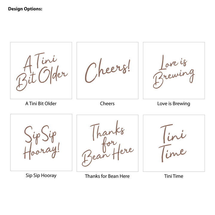 Custom Drawstring Bags, Espresso Martini Birthday, Wedding Hangover Kit, Love is Brewing, Espresso Martini Bags