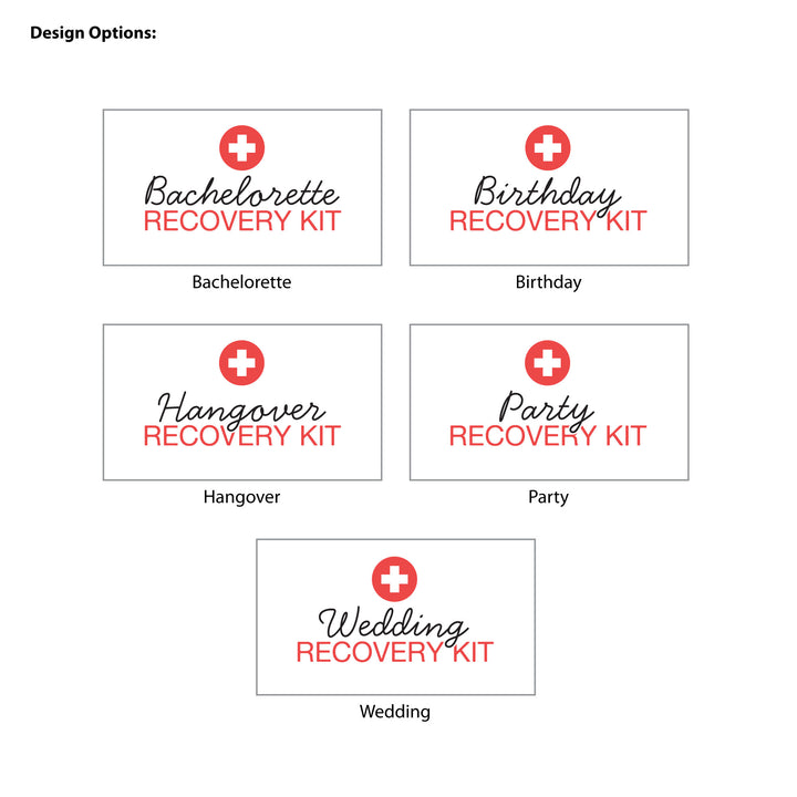 Hangover Recovery Kit, Bachelorette Recovery Bags, Custom Mini Tote Bag, Girls Trip, Birthday Recovery Kit, Wedding Party Goody Bags