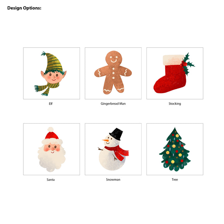 Christmas Character Icon, Drawstring Bags