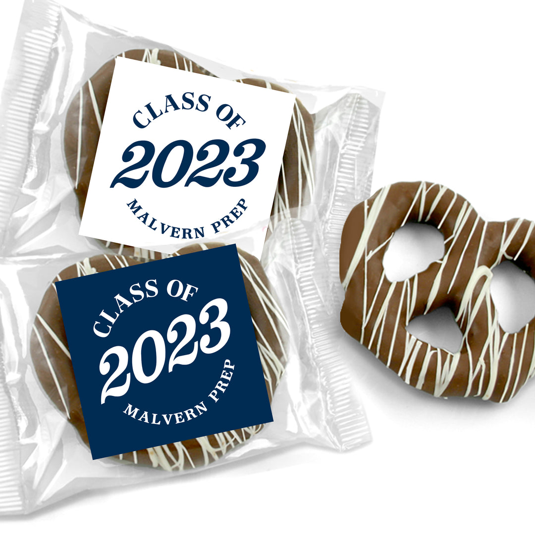 MP Gourmet Chocolate Pretzels - Graduation - Set of 12