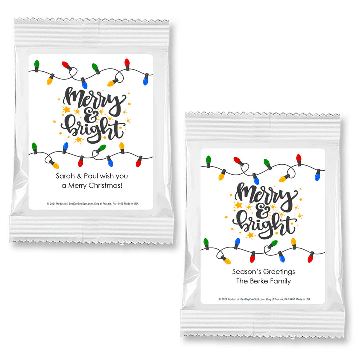Christmas Hot Chocolate Favors & Gift, Merry and Bright