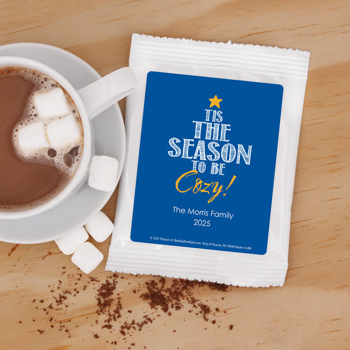 Tis the Season to be Cozy, Christmas Hot Chocolate Gifts & Favors