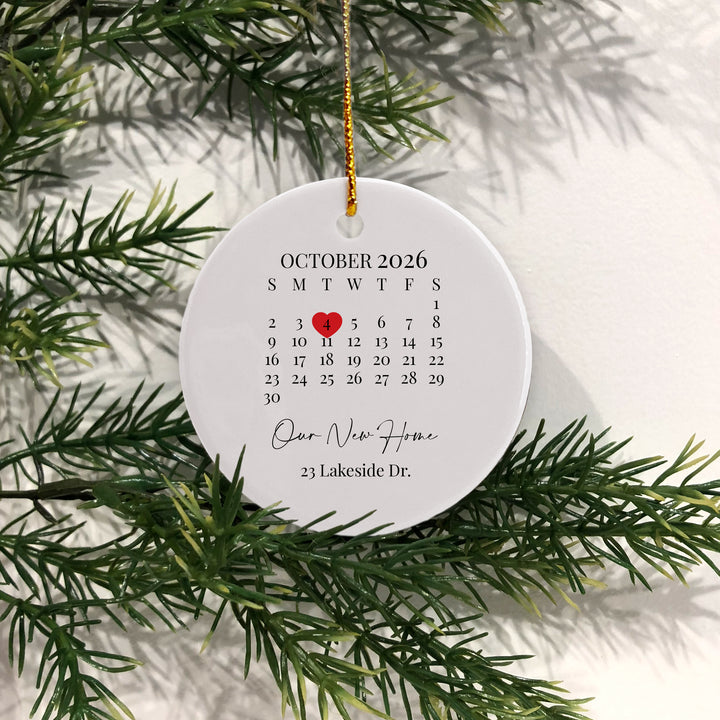 Our New Home Ornament, Christmas Ornament Gift