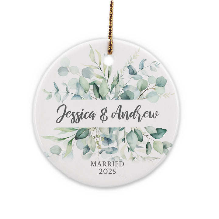 Eucalyptus Personalized Christmas Ornament