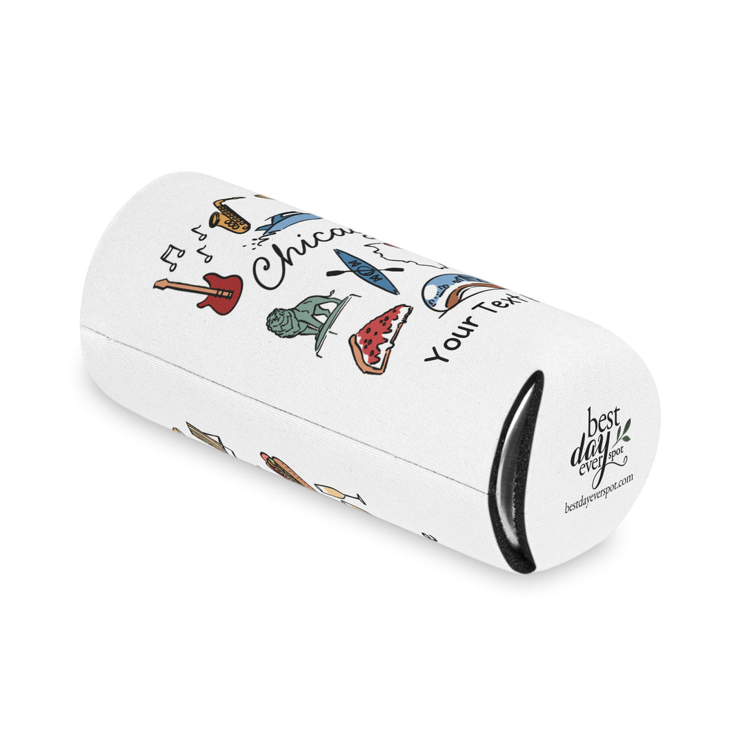 Chicago Can Cooler — Personalized Bachelorette Party Can Cooler