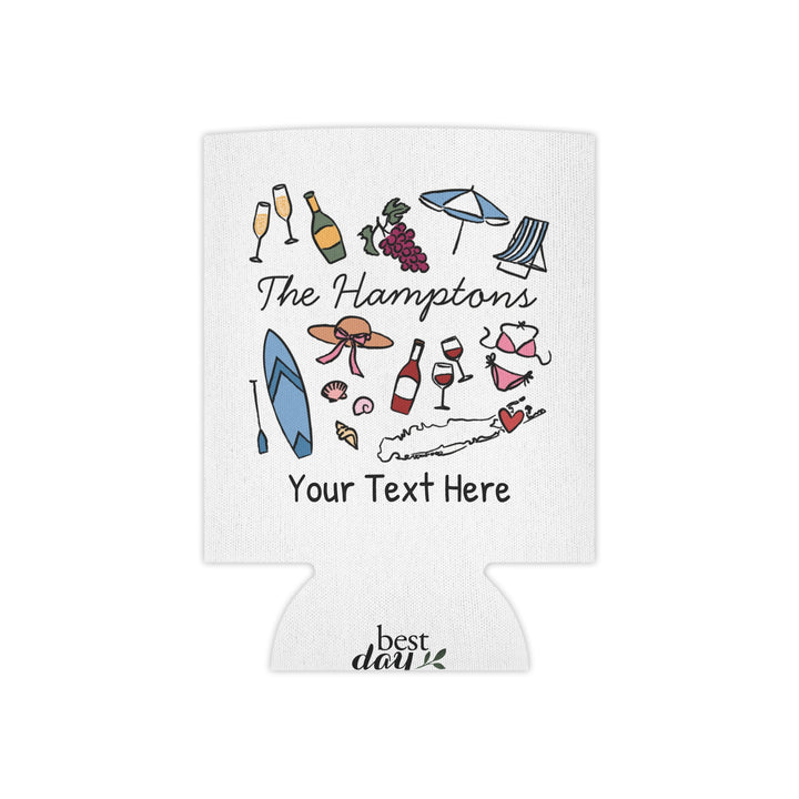 Hamptons Can Cooler — Personalized Bachelorette Party Can Cooler