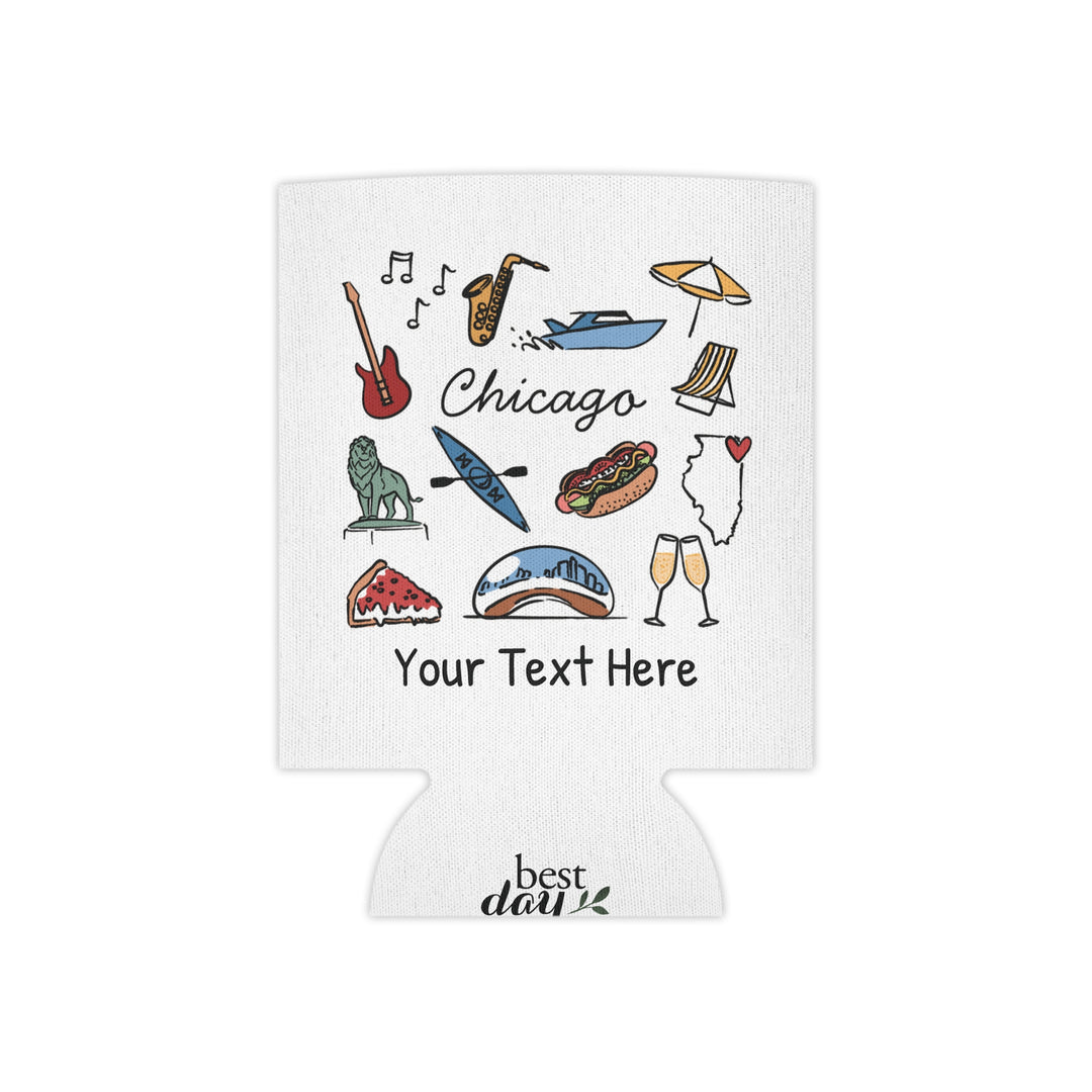 Chicago Can Cooler — Personalized Bachelorette Party Can Cooler