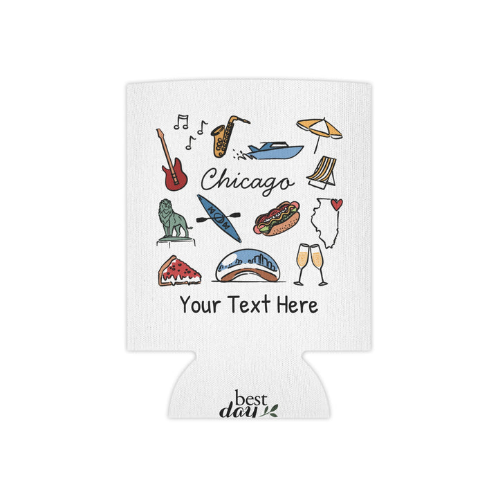 Chicago Can Cooler — Personalized Bachelorette Party Can Cooler