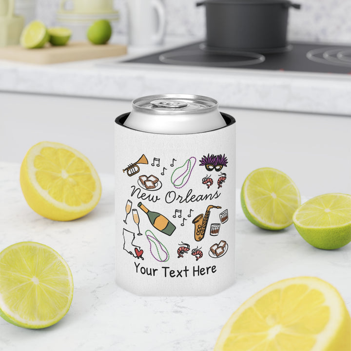 New Orleans Can Cooler — Personalized Bachelorette Party Can Cooler