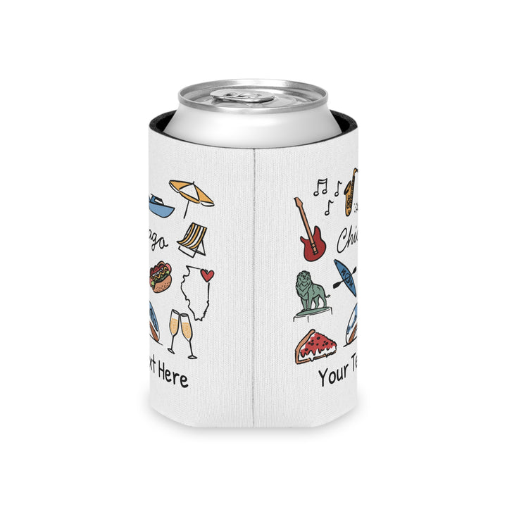 Chicago Can Cooler — Personalized Bachelorette Party Can Cooler