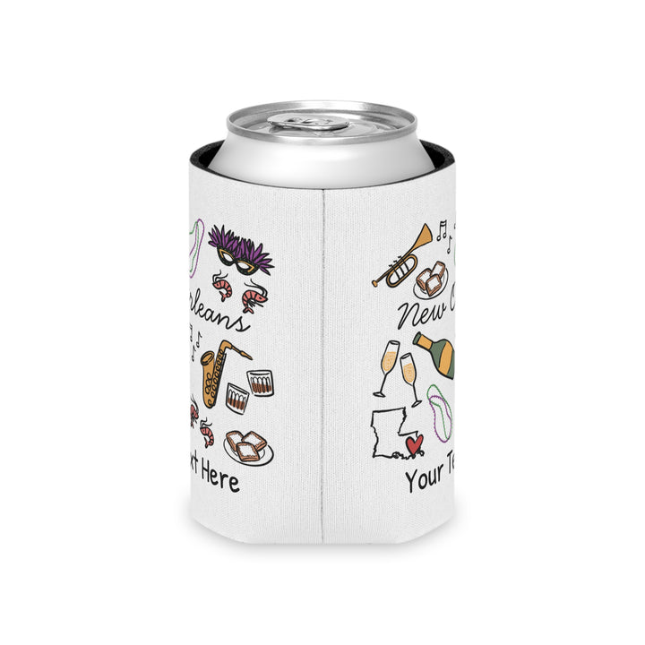 New Orleans Can Cooler — Personalized Bachelorette Party Can Cooler
