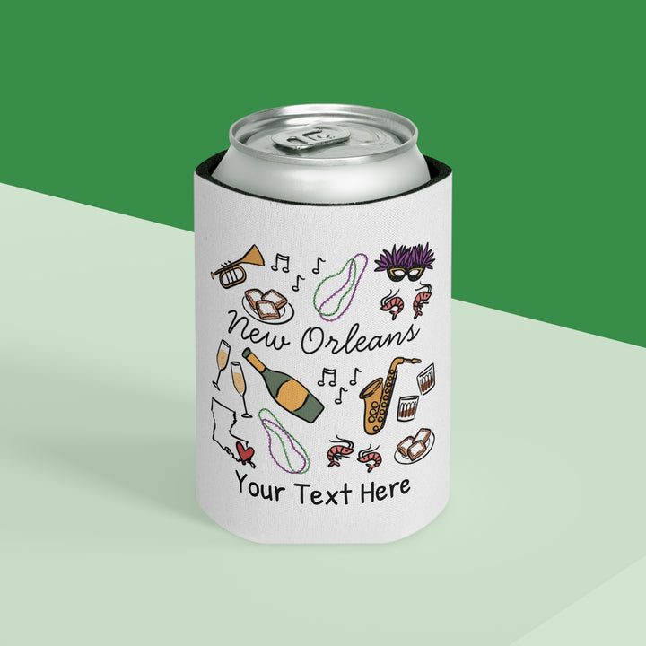 New Orleans Can Cooler — Personalized Bachelorette Party Can Cooler