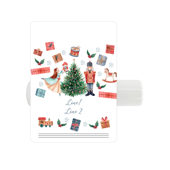 Christmas Stocking Stuffers, Personalized Lip Balm Gift, Lip Balm Party Favor, Nutcracker