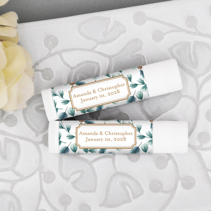 Christmas Stocking Stuffers, Personalized Lip Balm Gift, Lip Balm Party Favor, Winter Patterns