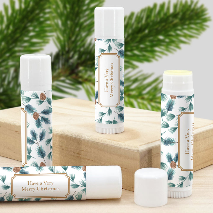 Christmas Stocking Stuffers, Personalized Lip Balm Gift, Lip Balm Party Favor, Winter Patterns