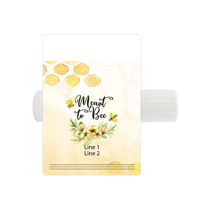 Bee Themed Wedding Favors, Custom Lip Balm, Wedding Favors, Bridal Shower Favor, Meant to Bee Favors