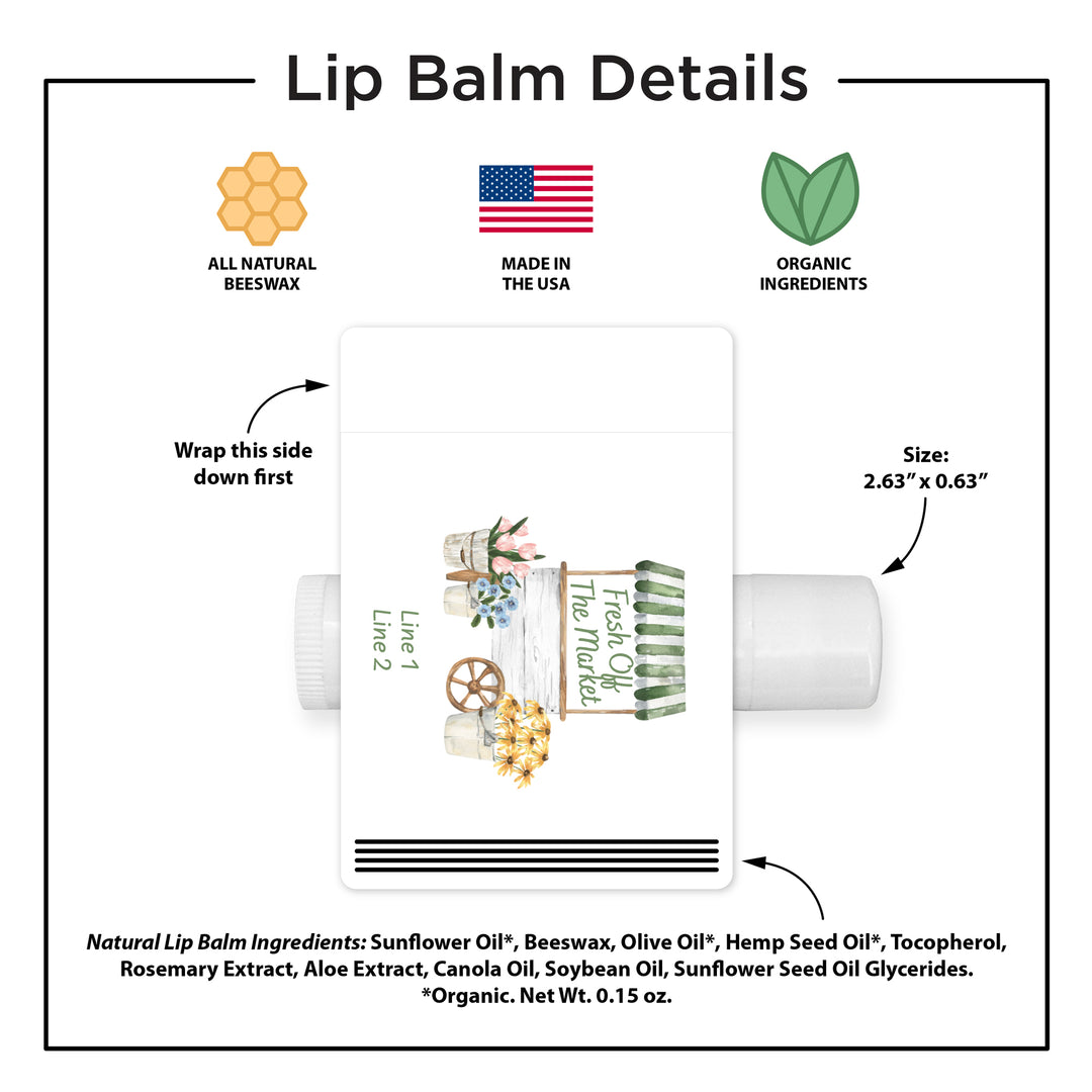 Fresh Off the Market, Bridal Shower Lip Balm