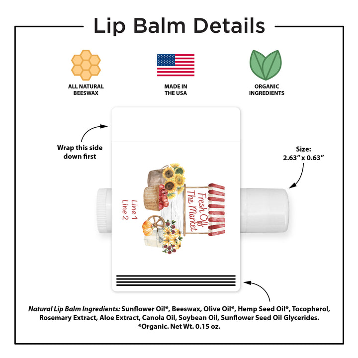 Fall Fresh Off the Market, Bridal Shower Lip Balm